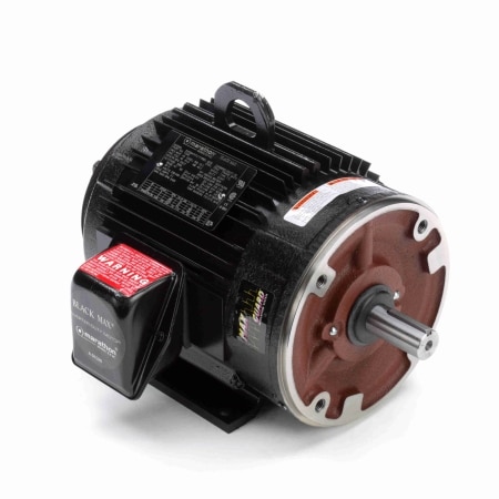 Speed Ratio Motor, 2 HP, 3 Ph, 60 Hz, 230/460 V, 1200 RPM, 184TC Frame, TENV