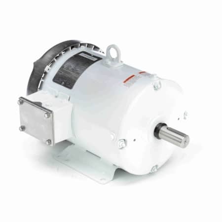 Washdown Motor, 5 HP, 3 Ph, 60 Hz, 230/460 V, 1800 & 1800 RPM, 184T Frame, TEFC