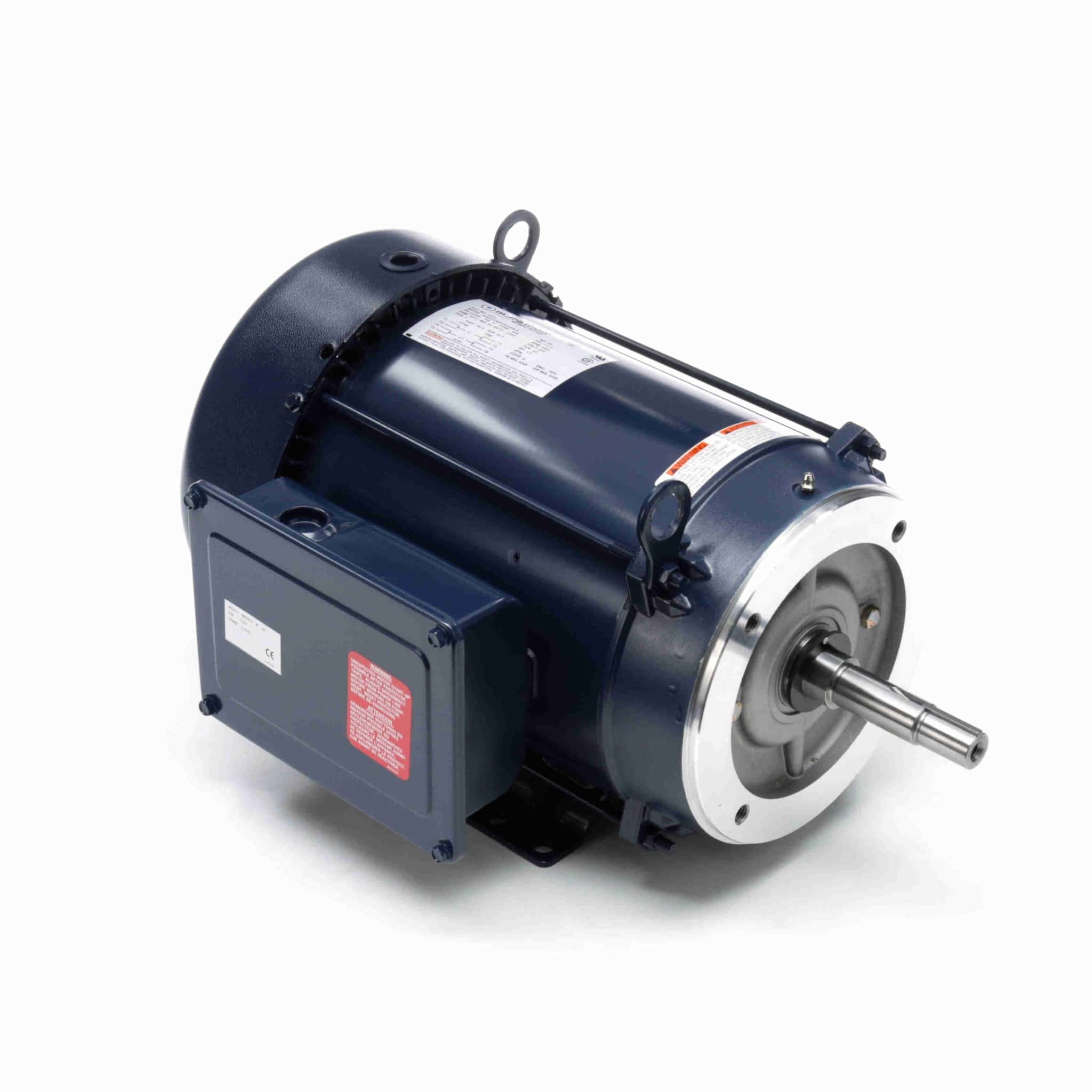 Close-Coupled Pump Motor, 7.50 HP, 1 Ph, 60 Hz, 230 V, 3600 RPM, 213JM Frame, TEFC