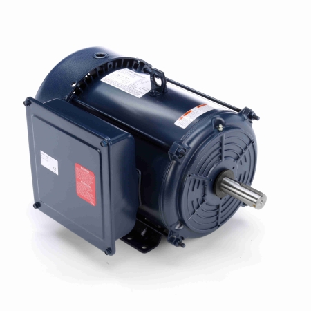 General Purpose Farm Duty Motor, 5 HP, 1 Ph, 60 Hz, 230 V, 1800 RPM, 213TZ Frame, TEFC