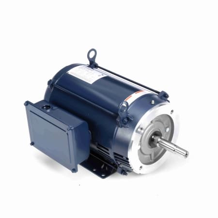 Close-Coupled Pump Motor, 5 HP, 1 Ph, 60 Hz, 230 V, 1800 RPM, 213JM Frame, DP