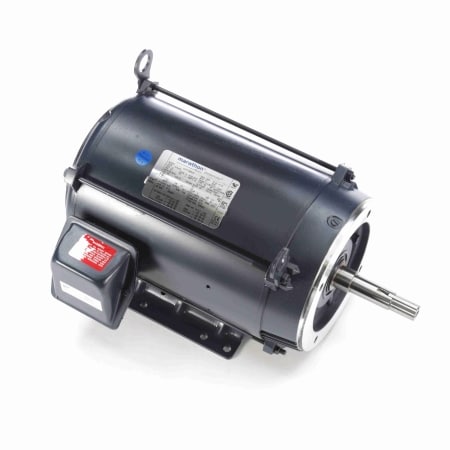 Close-Coupled Pump Motor, 7.50 & 5 HP, 3 Ph, 60 & 50 Hz, 230/460 & 190/380 V, 1800 & 1500 RPM, 213JM Frame, DP