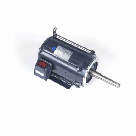 Close-Coupled Pump Motor, 7.50 & 5 HP, 3 Ph, 60 & 50 Hz, 230/460 & 190/380 V, 1800 & 1500 RPM, 213JP Frame, DP