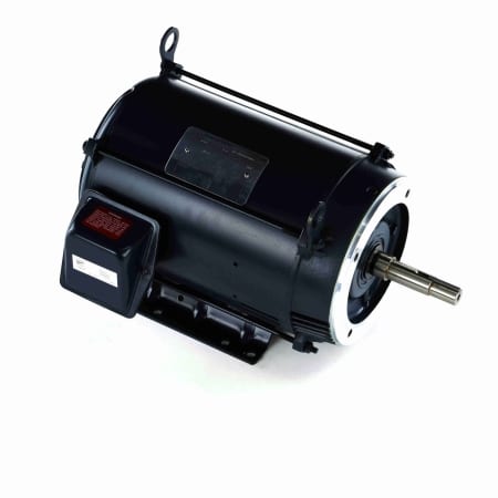 Close-Coupled Pump Motor, 3 HP, 3 Ph, 60 Hz, 575 V, 1200 RPM, 213JM Frame, DP