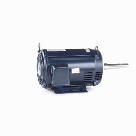 Close-Coupled Pump Motor, 10 & 7.50 HP, 3 Ph, 60 & 50 Hz, 230/460 & 190/380 V, 3600 & 3000 RPM, 213JP Frame, DP