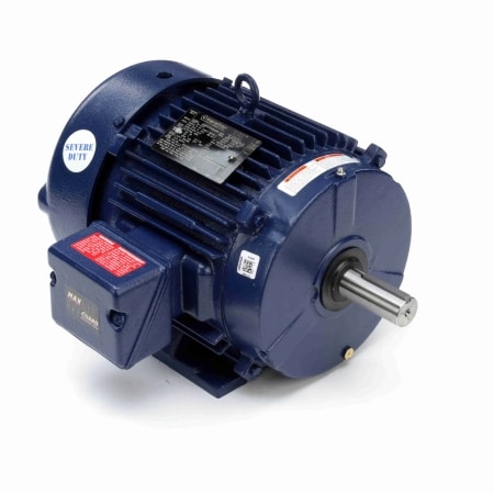 Severe Duty Motor, 5 HP, 3 Ph, 60 Hz, 460 V, 1200 RPM, 215T Frame, TEFC