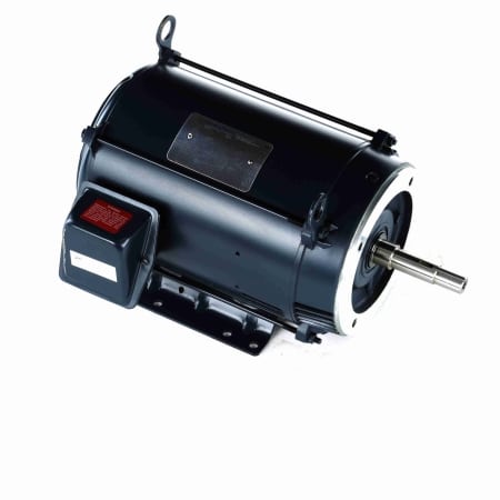 Close-Coupled Pump Motor, 10 HP, 3 Ph, 60 Hz, 575 V, 1800 & 1800 RPM, 215JM Frame, DP