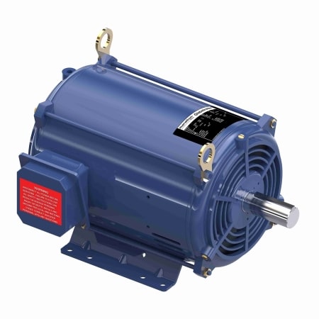 General Purpose Motor, 2 HP, 3 Ph, 60 Hz, 230/460 V, 900 & 900 RPM, 213T Frame, DP