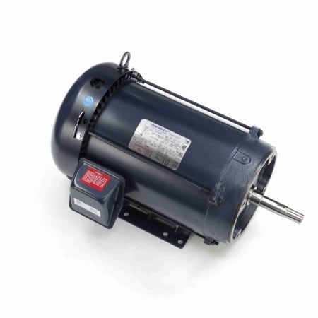 Close-Coupled Pump Motor, 10 & 7.50 HP, 3 Ph, 60 & 50 Hz, 230/460 & 190/380 V, 3600 & 3000 RPM, 215JM Frame, TEFC