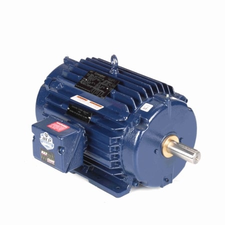 Severe Duty Motor, 10 & 7.50 HP, 3 Ph, 60 & 50 Hz, 230/460 & 190/380 V, 1800 & 1500 RPM, 215TV Frame, TEAO