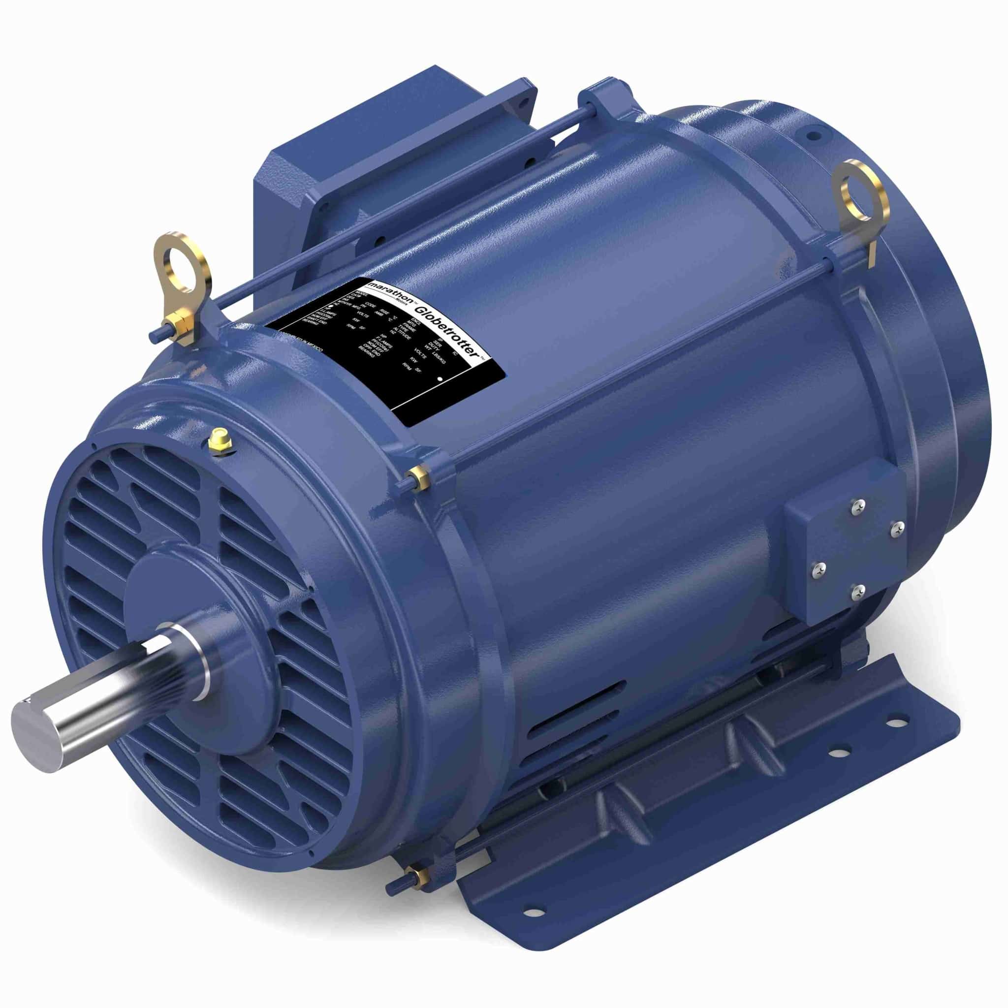 General Purpose Motor, 15 & 10 HP, 3 Ph, 60 & 50 Hz, 230/460 & 190/380 V, 1800 & 1500 RPM, 254T Frame, DP