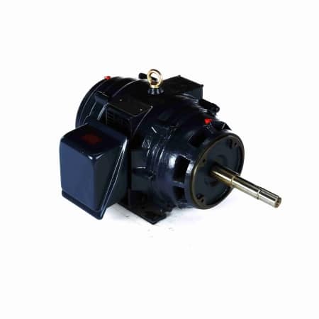 Close-Coupled Pump Motor, 7.50 & 5 HP, 3 Ph, 60 & 50 Hz, 230/460 & 190/380 V, 1200 & 1000 RPM, 254JPV Frame, DP