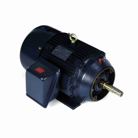 Close-Coupled Pump Motor, 15 & 10 HP, 3 Ph, 60 & 50 Hz, 230/460 & 190/380 V, 3600 & 3000 RPM, 254JM Frame, TEFC
