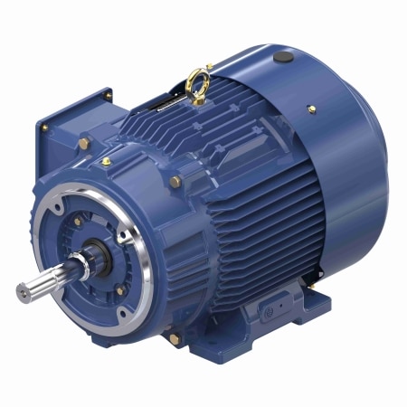 Close-Coupled Pump Motor, 15 & 10 HP, 3 Ph, 60 & 50 Hz, 230/460 & 190/380 V, 1800 & 1500 RPM, 254JM Frame, TEFC