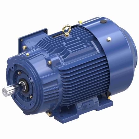 General Purpose Motor, 15 HP, 3 Ph, 60 Hz, 575 V, 1800 & 1800 RPM, 254TC Frame, TEFC