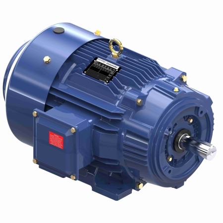 Severe Duty Motor, 7.50 HP, 3 Ph, 60 Hz, 230/460 V, 1800 RPM, 213TC Frame, TEFC