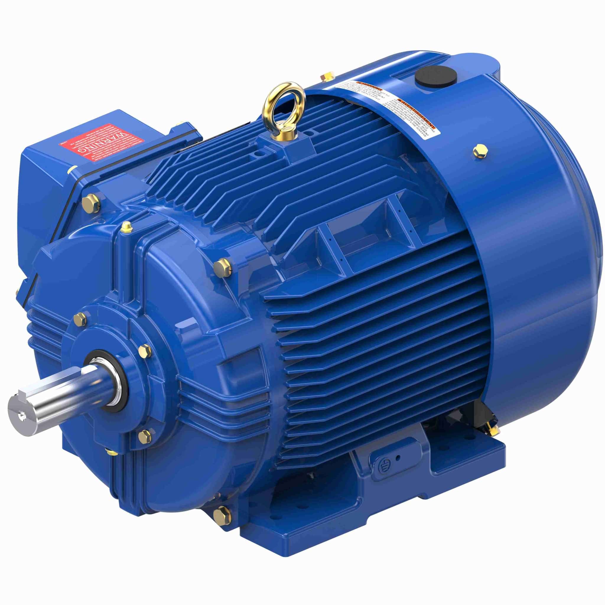 Severe Duty Motor, 15 HP, 3 Ph, 60 Hz, 230/460 V, 1200 RPM, 284T Frame, TEFC