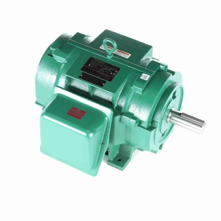Multispeed Motor, 15 & 3.75 HP, 3 Ph, 60 Hz, 460 & 460 V, 1800 & 1800 RPM, 284T Frame, DP