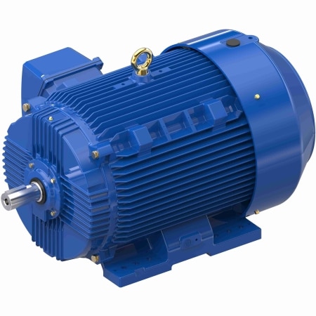 Severe Duty Motor, 150 HP, 3 Ph, 60 Hz, 460 V, 3600 RPM, 445TS Frame, TEFC