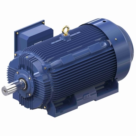 General Purpose Motor, 150 & 125 HP, 3 Ph, 60 & 50 Hz, 460 & 380 V, 1200 & 1000 RPM, 447T Frame, TEFC