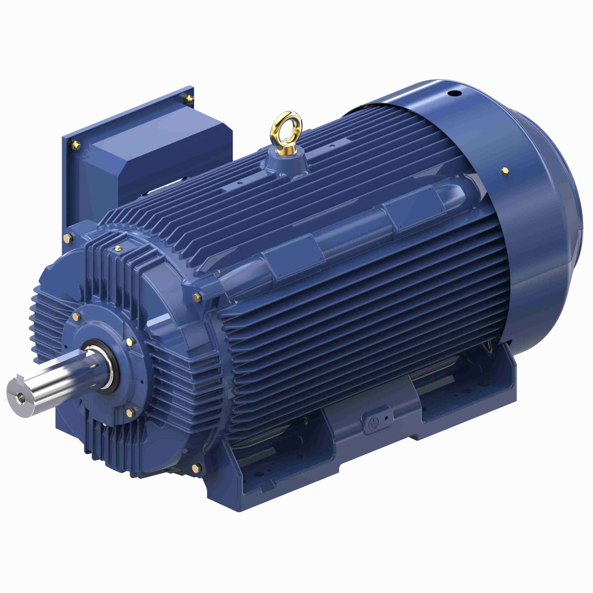 General Purpose Motor, 150 & 125 HP, 3 Ph, 60 & 50 Hz, 460 & 380 V, 1200 & 1000 RPM, 447T Frame, TEFC