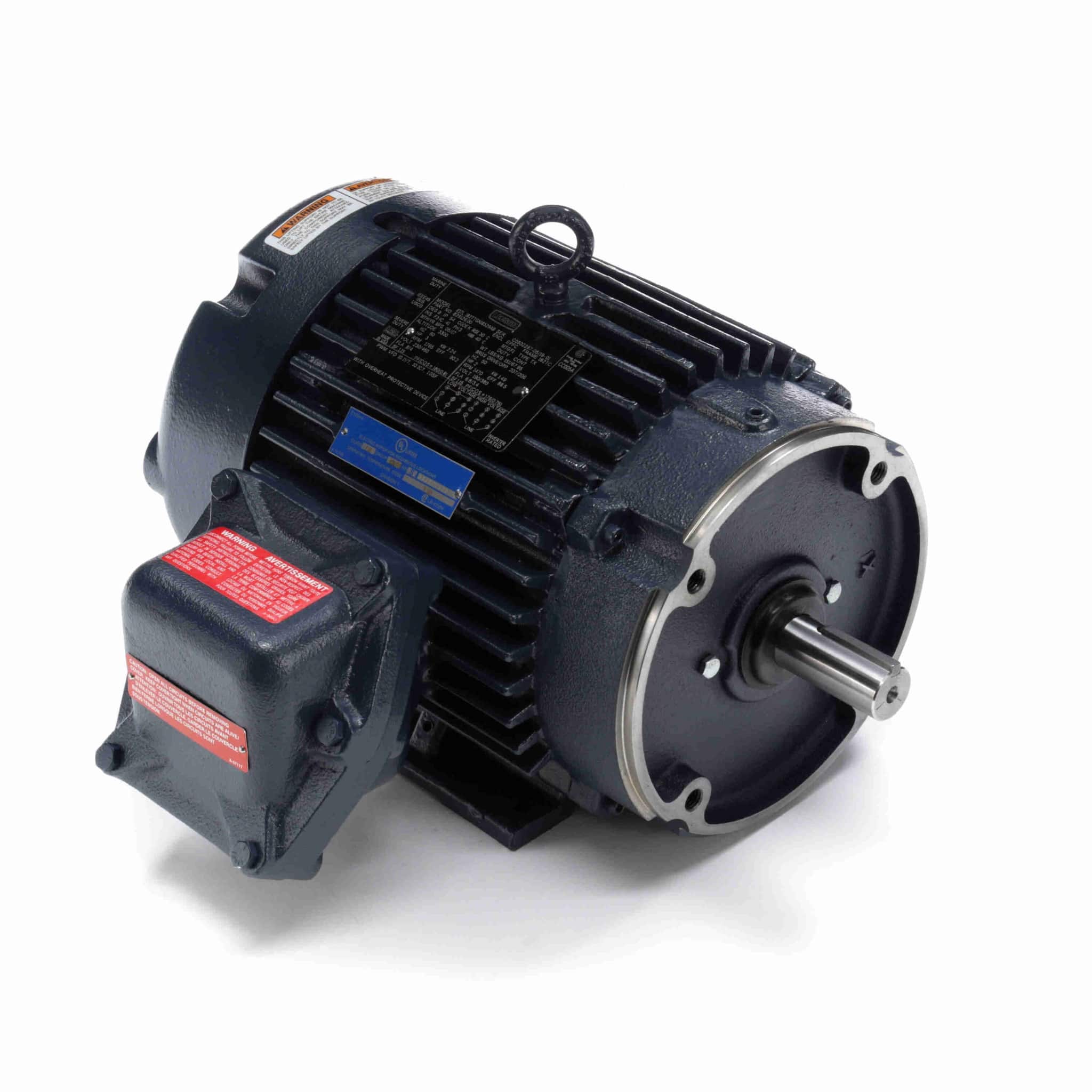 Explosion Proof Motor, 3 & 2 HP, 3 Ph, 60 & 50 Hz, 230/460 & 190/380 V, 3600 & 3000 RPM, 182TC Frame, EPFC
