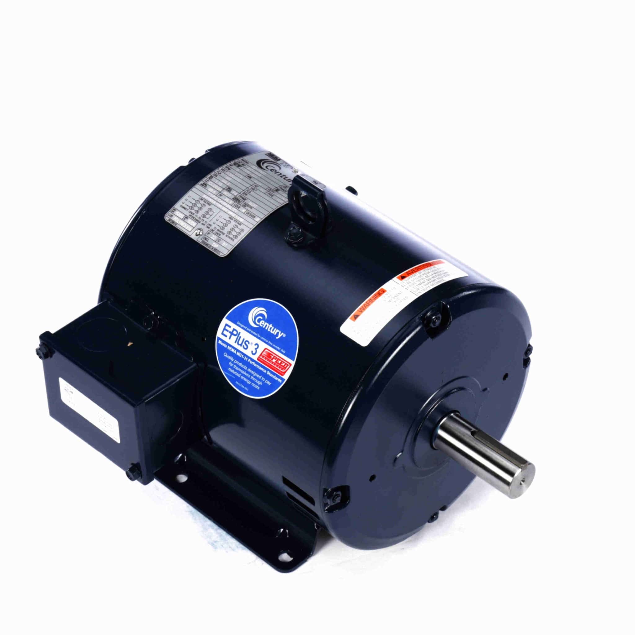 General Purpose Motor, 3 HP, 3 Ph, 60 Hz, 230/460 V, 1800 RPM, 182T Frame, DP