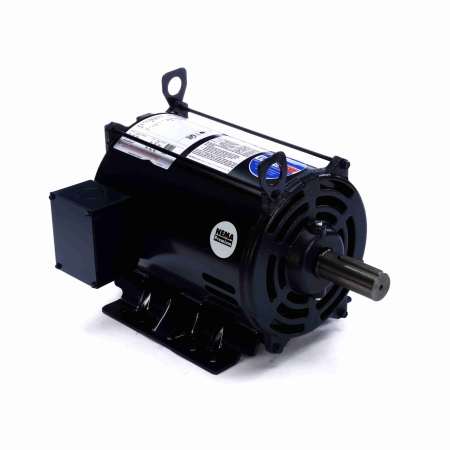 General Purpose Motor, 10.0 HP, 3 Ph, 60 & 50 Hz, 230/460 & 190/380 V, 1800 RPM, 215T Frame, DP