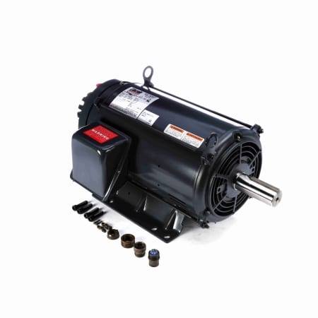 Close-Coupled Pump Motor, 3 HP, 3 Ph, 60 Hz, 575 V, 1200 & 1200 RPM, 213JP Frame, TEFC
