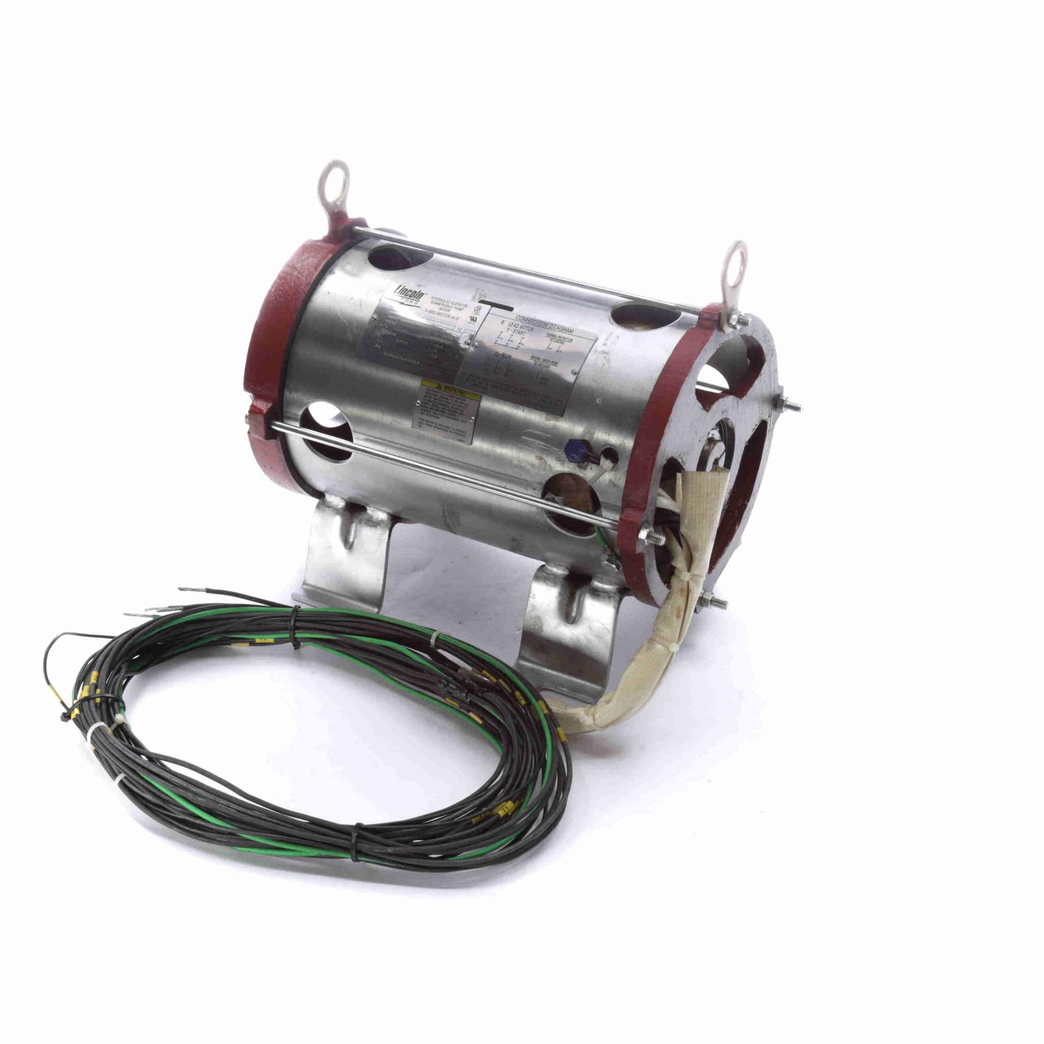 Elevator Duty Motor, 15 & 10 HP, 3 Ph, 60 & 60 Hz, 575 & 575 V, 3600 & 3600 RPM, 160TZ Frame, OPEN