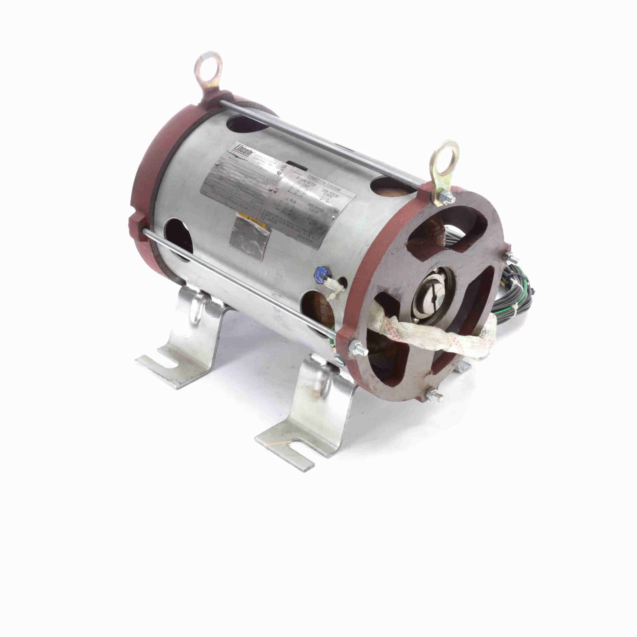 Elevator Duty Motor, 20 & 15 HP, 3 Ph, 60 & 60 Hz, 575 & 575 V, 3600 & 3600 RPM, 160M Frame, OPEN