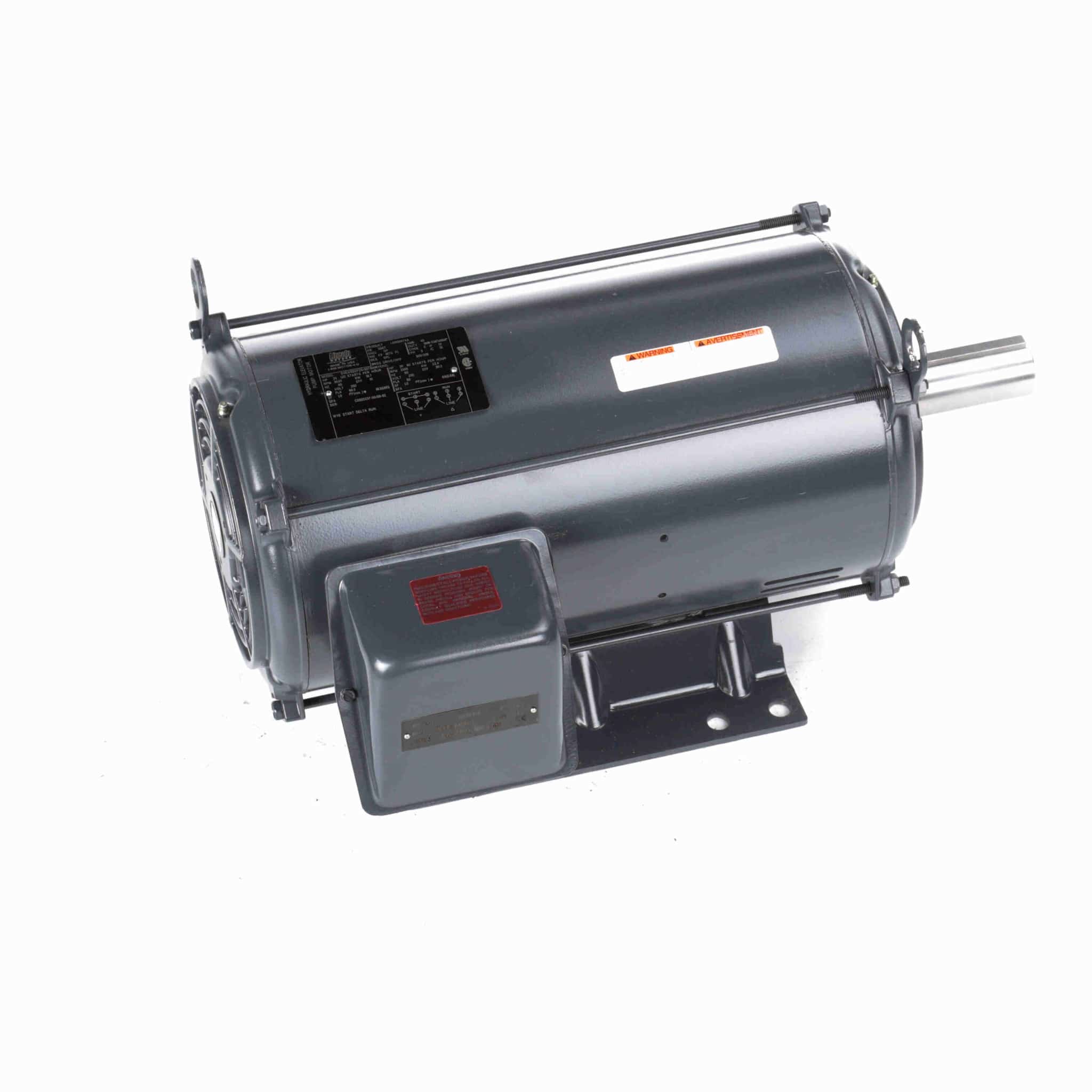 Elevator Duty Motor, 25 & 30 HP, 3 Ph, 60 & 60 Hz, 200 & 200 V, 3600 & 3600 RPM, 256T Frame, DP