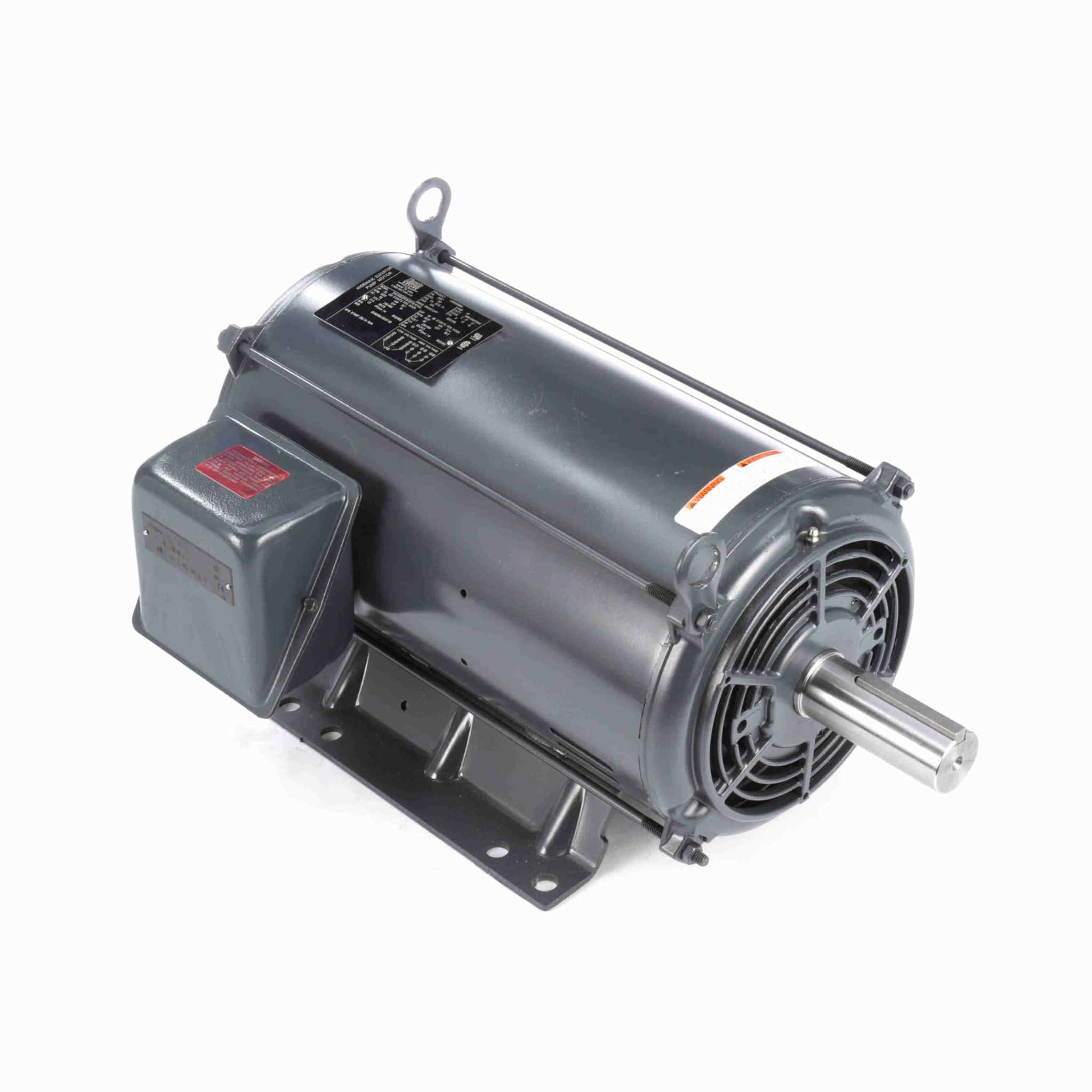 Elevator Duty Motor, 25 & 30 HP, 3 Ph, 60 & 60 Hz, 230/460 & 230/460 V, 3600 & 3600 RPM, 256T Frame, DP