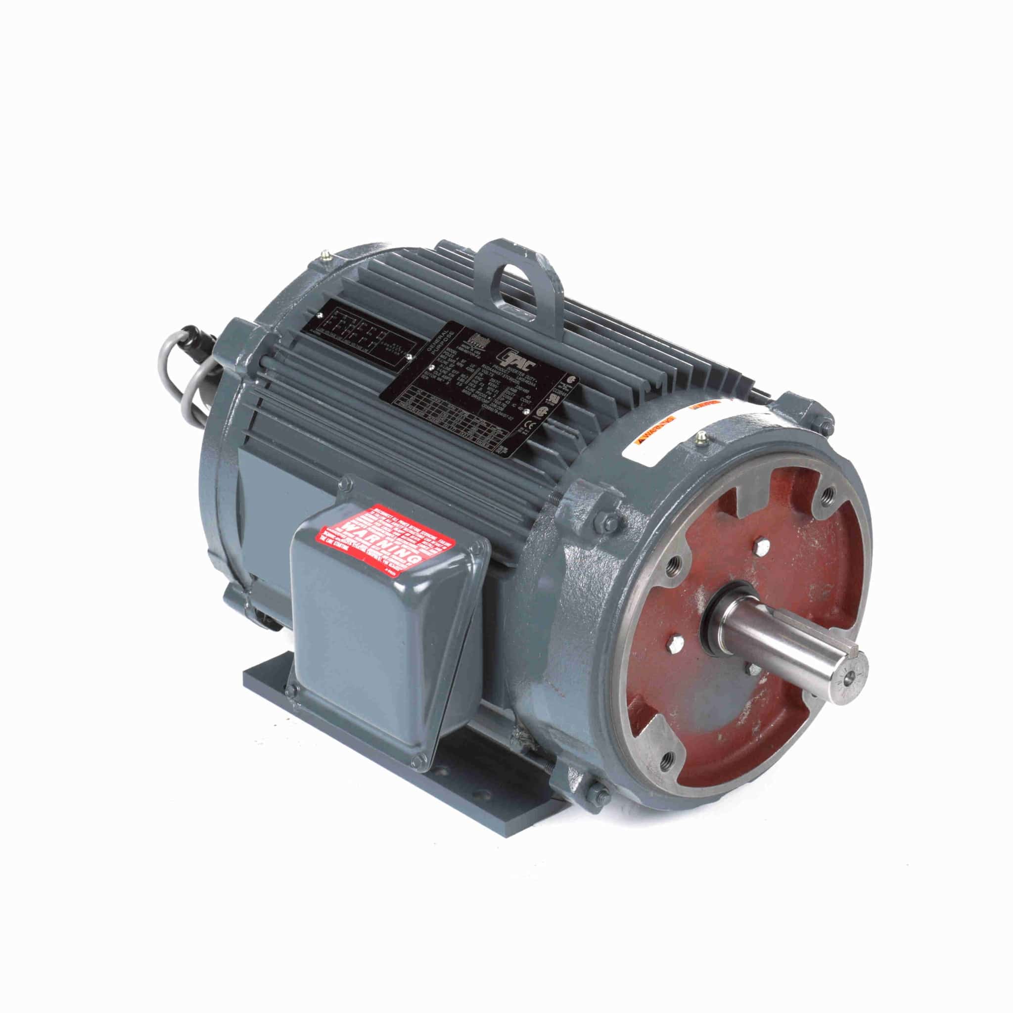 Explosion Proof Motor, 3 HP, 3 Ph, 60 Hz, 575 V, 1800 & 1800 RPM, 182TC Frame, EPFC