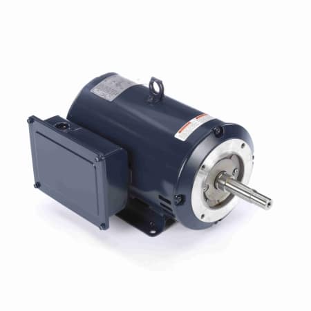 Close-Coupled Pump Motor, 5 HP, 1 Ph, 60 Hz, 230 V, 3600 RPM, 184JM Frame, ODP