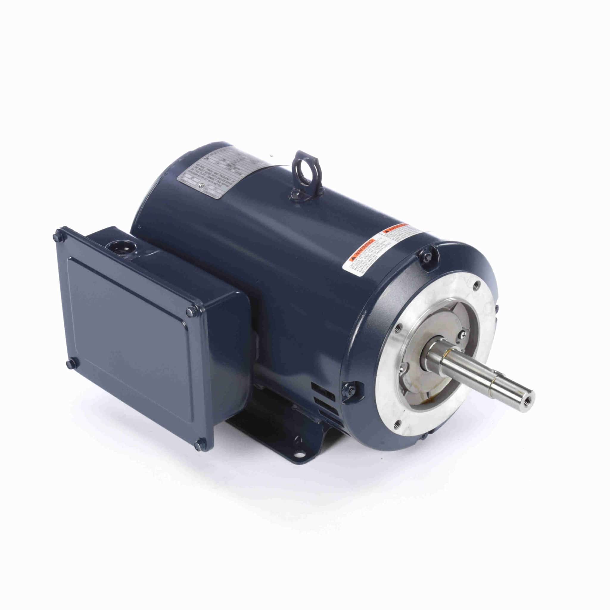 Close-Coupled Pump Motor, 5 HP, 1 Ph, 60 Hz, 230 V, 3600 RPM, 184JM Frame, ODP